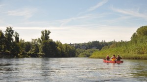 Entspanntes Paddel an der Dordogne