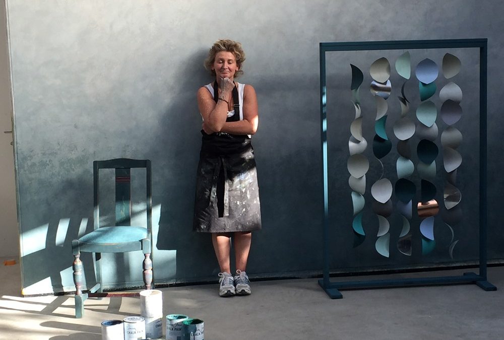 ombre wand in chalk paint