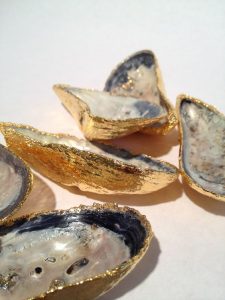 Muscheln vergolden
