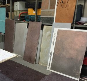 verschieden Versionen beim Kalkputz works