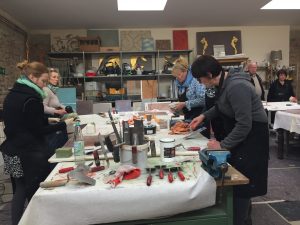 fröhliche Atmosphäre