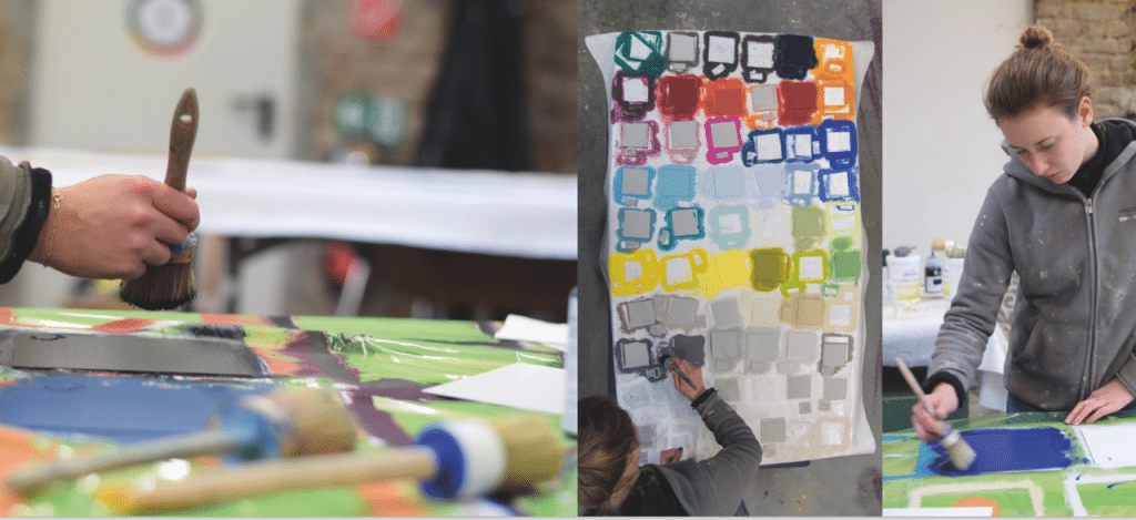 Fee erarbeitet den Farbfächer