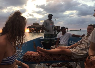 mit Captain Joseph zur Pelican Bar