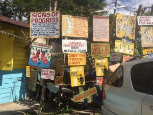 Kollege Schildermaler bei einem kurzem Mittagssnack