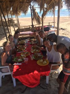 Geburtstagsparty am Strand