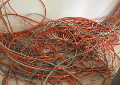 jede Menge Kabelsalat