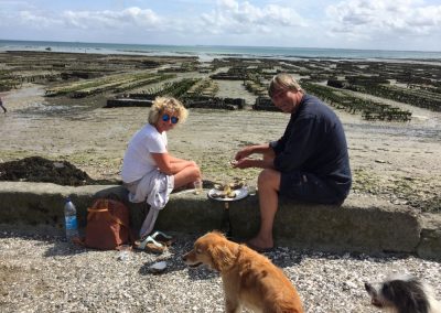 Austern to go in Cancale