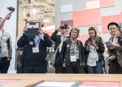 FAF Blogger-Rundgang, Stand: Caparol Foto: GHM