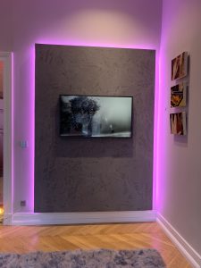 Focuswand im Farbenrausch