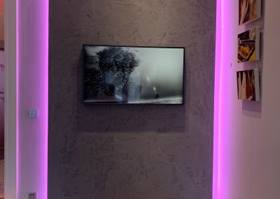 Focuswand im Farbenrausch