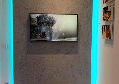 Focuswand im Farbenrausch