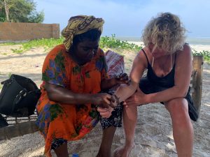 Henna Tatoo bei Mama Massage