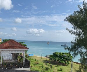 Blick auf die Bucht von Stone Town